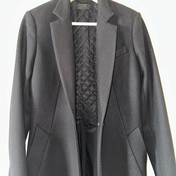 Rag & Bone, Virgin Wool jacket, like new. Size 4, one button - Picture 2 of 11